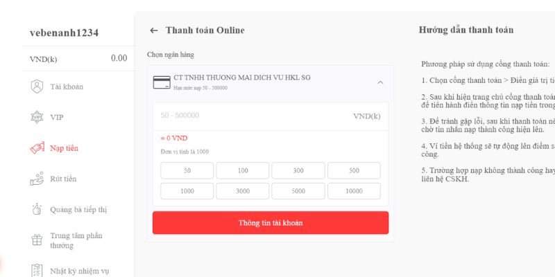Một số lưu ý quan trọng khi chuyển tiền N666